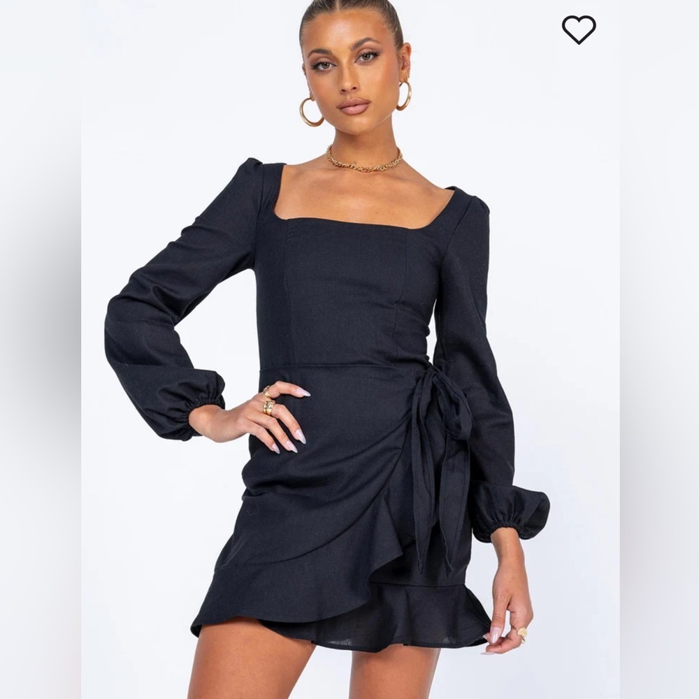 Princess Polly Ribbed Ruched Mini Dress NWOT - Picture 1 of 8